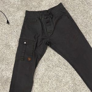 These are authentic Greenland Jeans. Dark gray